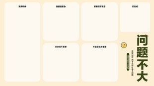 电脑壁纸四象限法则