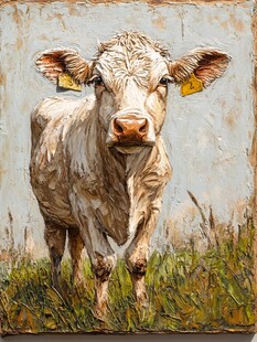 牛挂画素材-牛挂画图片-牛挂画设计模板-昵图网