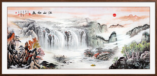 锦绣山河国画