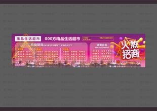 超市招商画面