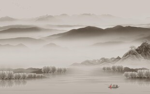 爆款 意境最新山水 TIF分层