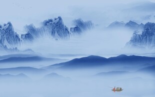 新款 意境最新山水 TIF分层