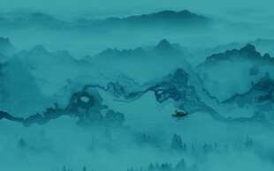 高端 意境最新山水 TIF分层