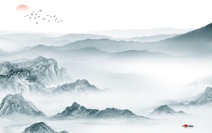 大气 意境最新山水 TIF分层