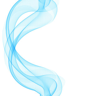 蓝色科技矢量线条