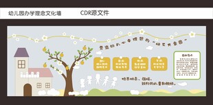 幼儿园办学理念文化墙
