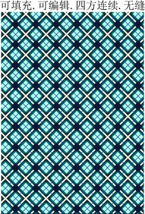 蓝绿菱形格纹 蓝色格子图案