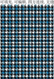 千鸟格图案  服装面料