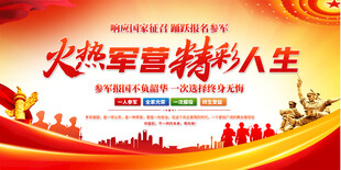 参军宣传标语