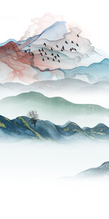 别墅 简奢中式玄关 tif分层