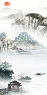 高端 简奢中式玄关 tif分层