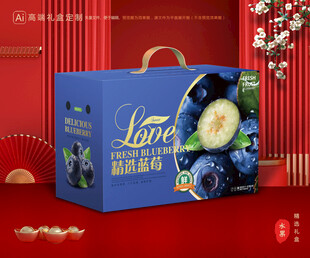 蓝莓包装 水果礼盒