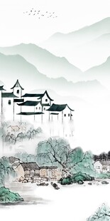 新传 现代中式玄关 tif分层