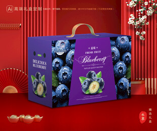 蓝莓包装 水果礼盒