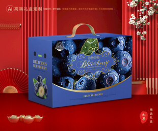 蓝莓包装 水果礼盒