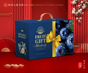 蓝莓包装 水果礼盒