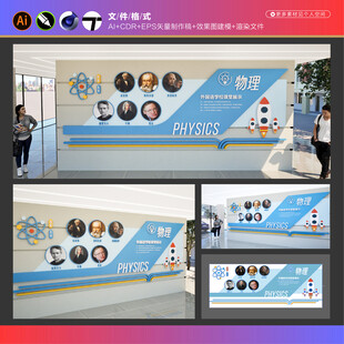 物理生物化学文化墙