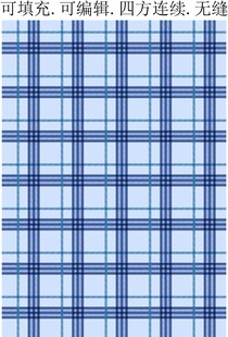 春夏格子面料  浅蓝色格子