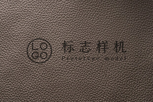 品牌LOGO皮革样机