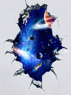 宇宙星空3D地画