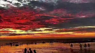 涠洲岛日出日落