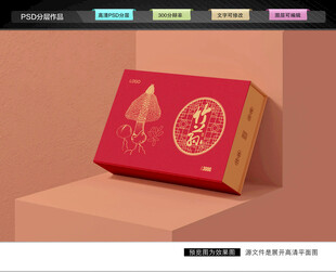 竹荪礼盒 菌菇包装