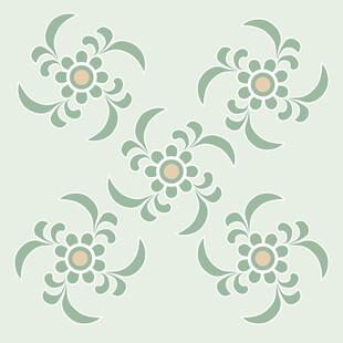 丝绸印花方巾服饰衣服图案