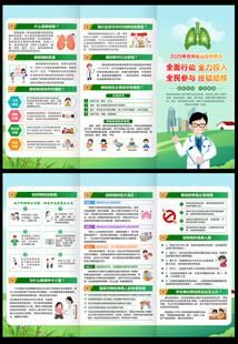 2025世界防治结核病日三折页