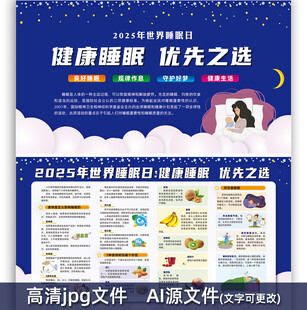 7种食物助您睡眠宣传栏
