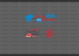 猪肉水产背景墙