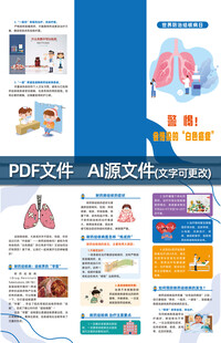 警惕会传染的白色癌症三折页