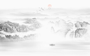 新中式水墨装饰画