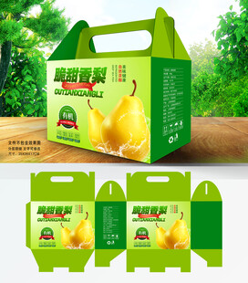 秋月梨包装 香梨礼盒