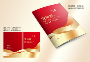 红金色封面
