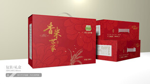 大米包装 平面图