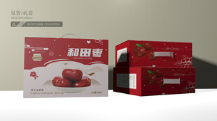 红枣包装 平面图
