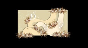 香槟色迎宾背景