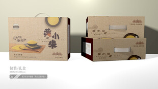 黄金米包装 平面图