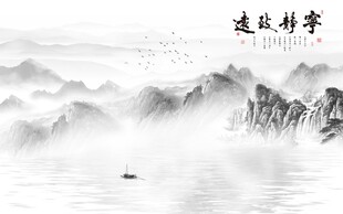 流水背景墙