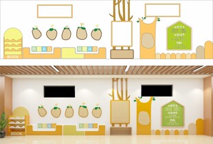 幼儿园大厅环创