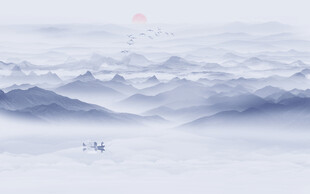 新中式禅意山水画