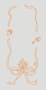 生日宴线条背景