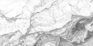 高清山水水墨白大理石