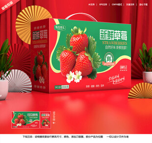 草莓包装 淡雪礼盒