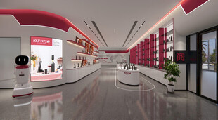 现在展厅效果图