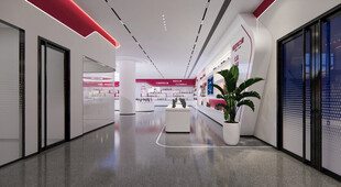 展厅过道效果图