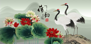 仙鹤丹顶鹤白鹤