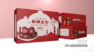 新疆大枣包装 平面图