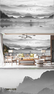 山水意境壁画
