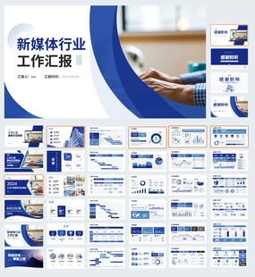 高端图表汇报PPT